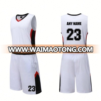 Professional Boys Basketball Jersey Uniform Design Color Red